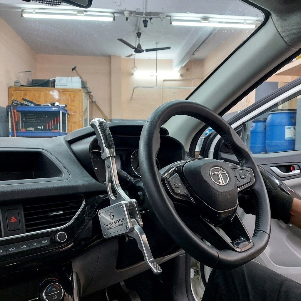 Tata Nexon SUV Mechanical Hand Controls